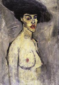 Amedeo Modigliani Nude with a Hat (recto) China oil painting art